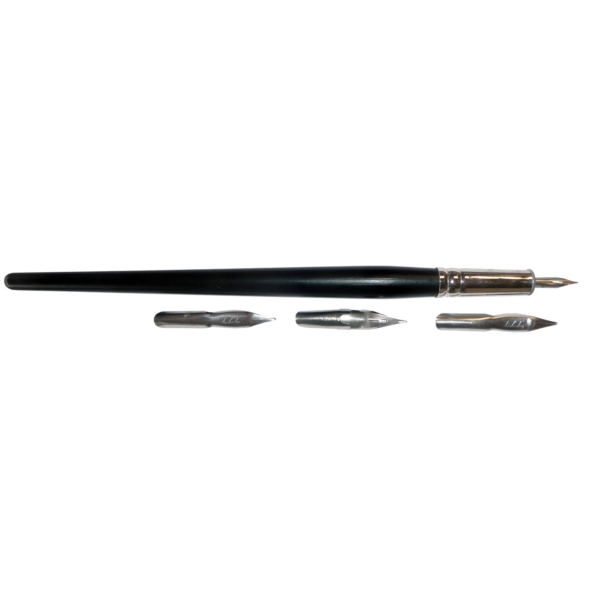 Imagen 0 de Mango Mas Cuatro Plumillas para Caligrafía Talens Negro