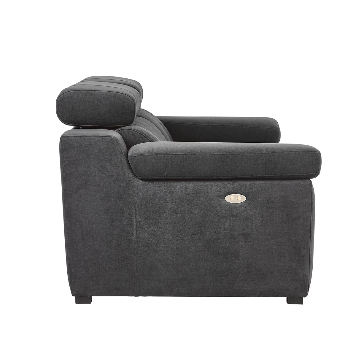 Sofá de 3 Lugares com 2 Assentos com Relax Elétrico City Antracite-5