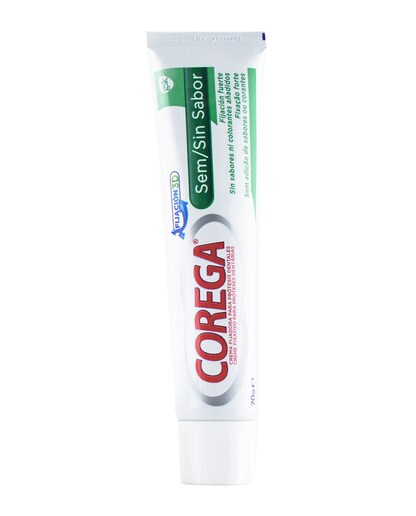 Imagen 0 de Crema Fijadora Dentaduras Postizas Sin Sabor 70 g Corega