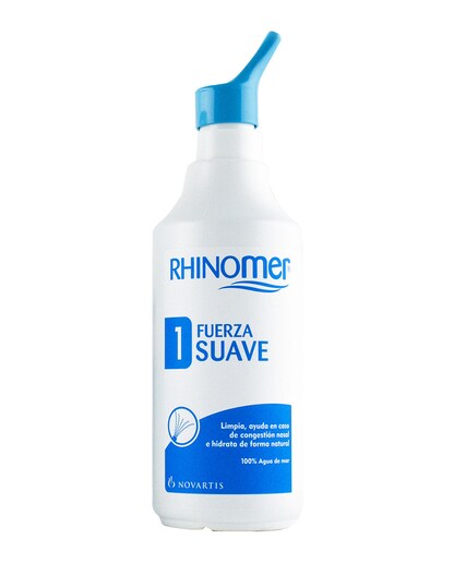 Imagen 0 de Spray nasal de agua de mar isotónica Fuerza Suave F1 135 ml Rhinomer