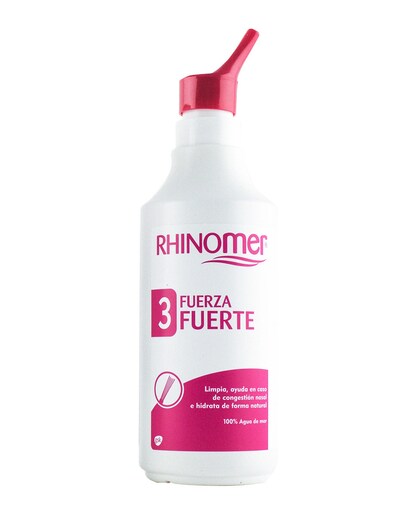 Imagen 0 de Spray nasal de agua de mar isotónica Fuerza Intensa F3 135 ml Rhinomer