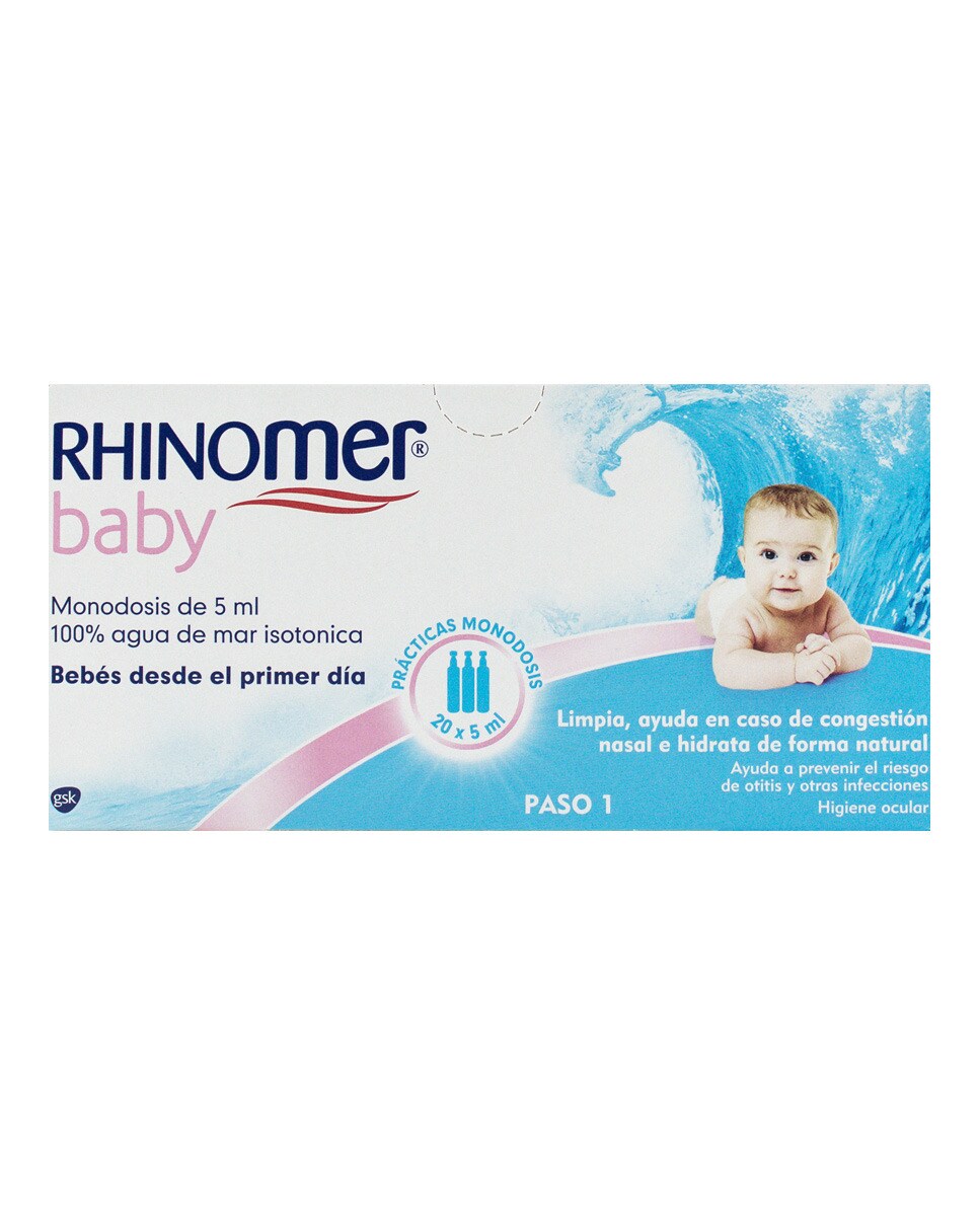 Rhinomer - Monodosis Agua De Mar Isotónica 100 % Natural