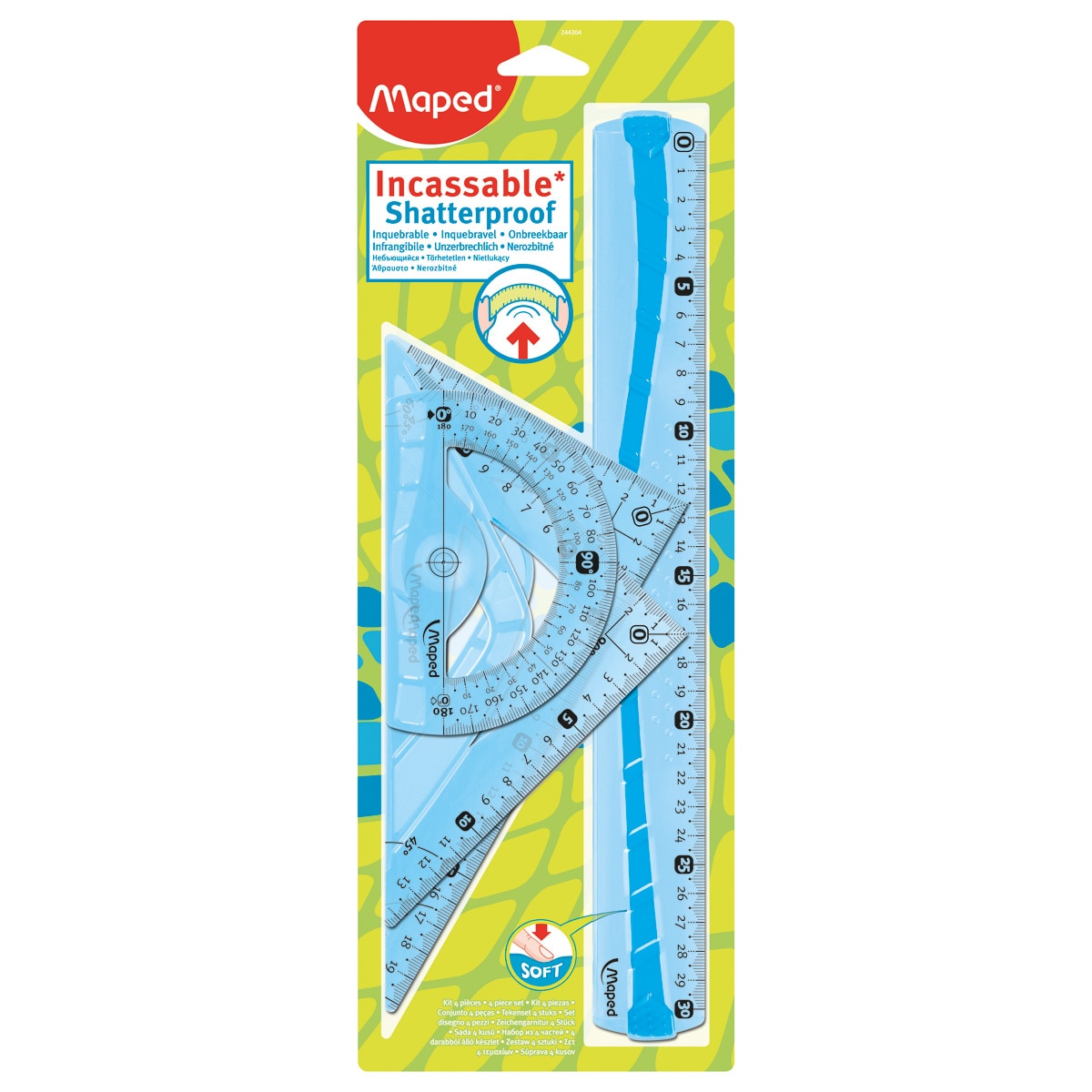 Maxi Kit 4 Peças Flexíveis - Transparente Transparente-1