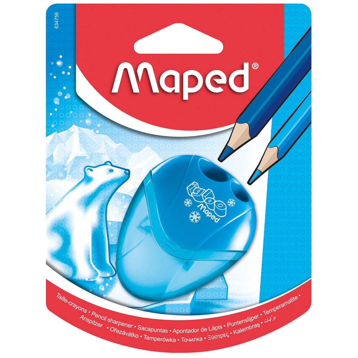 Imagen 0 de Sacapuntas Igloo 2 Usos Maped Surtido