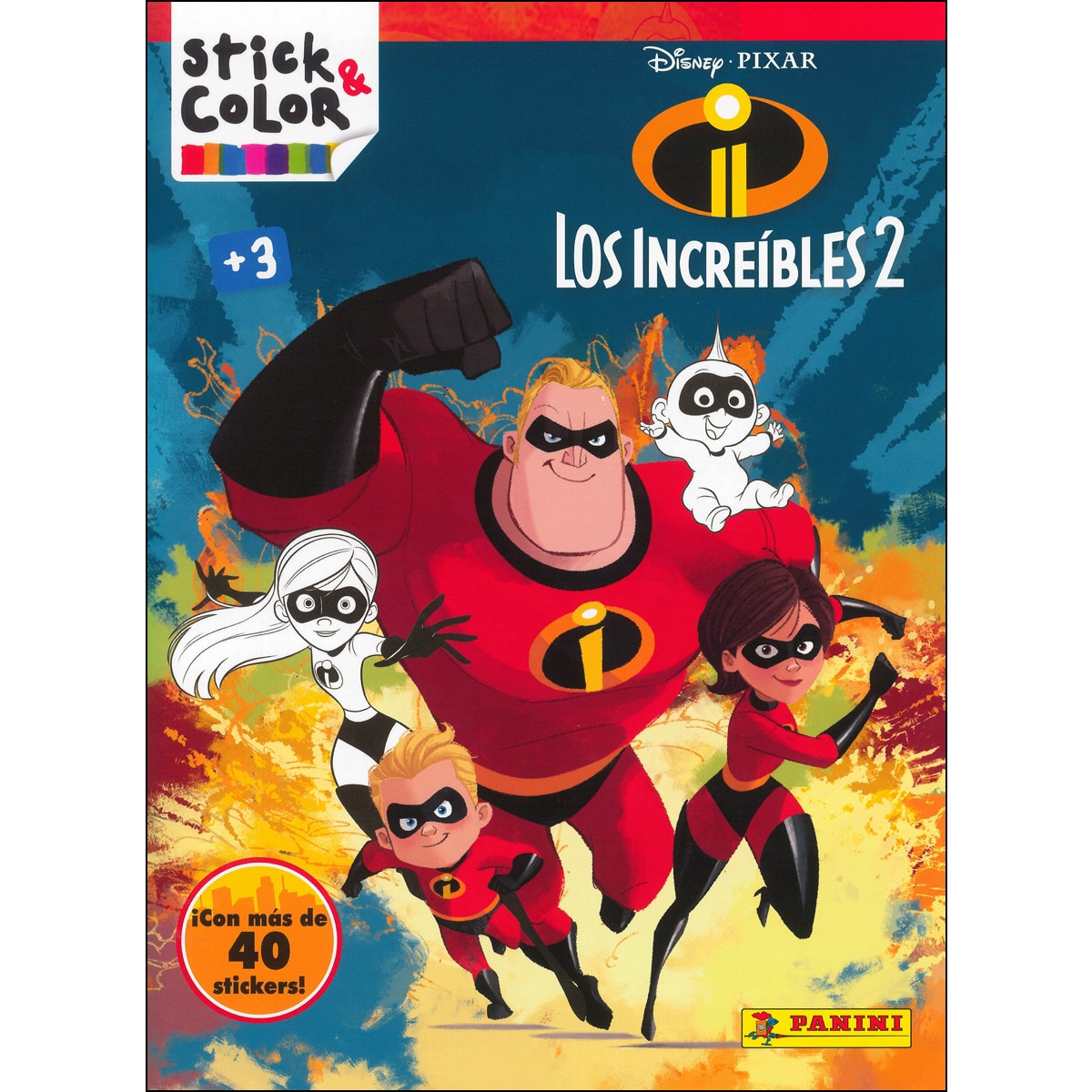 Stick & Color Los Increibles 2 1