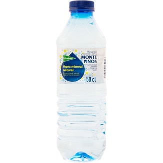agua mineral natural del manantial Monte Pinos botella 50 cl - El Corte Ingles