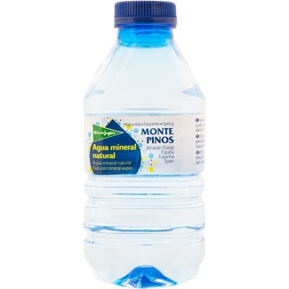 agua mineral natural del manantial Monte Pinos botella 33 cl - El Corte Ingles