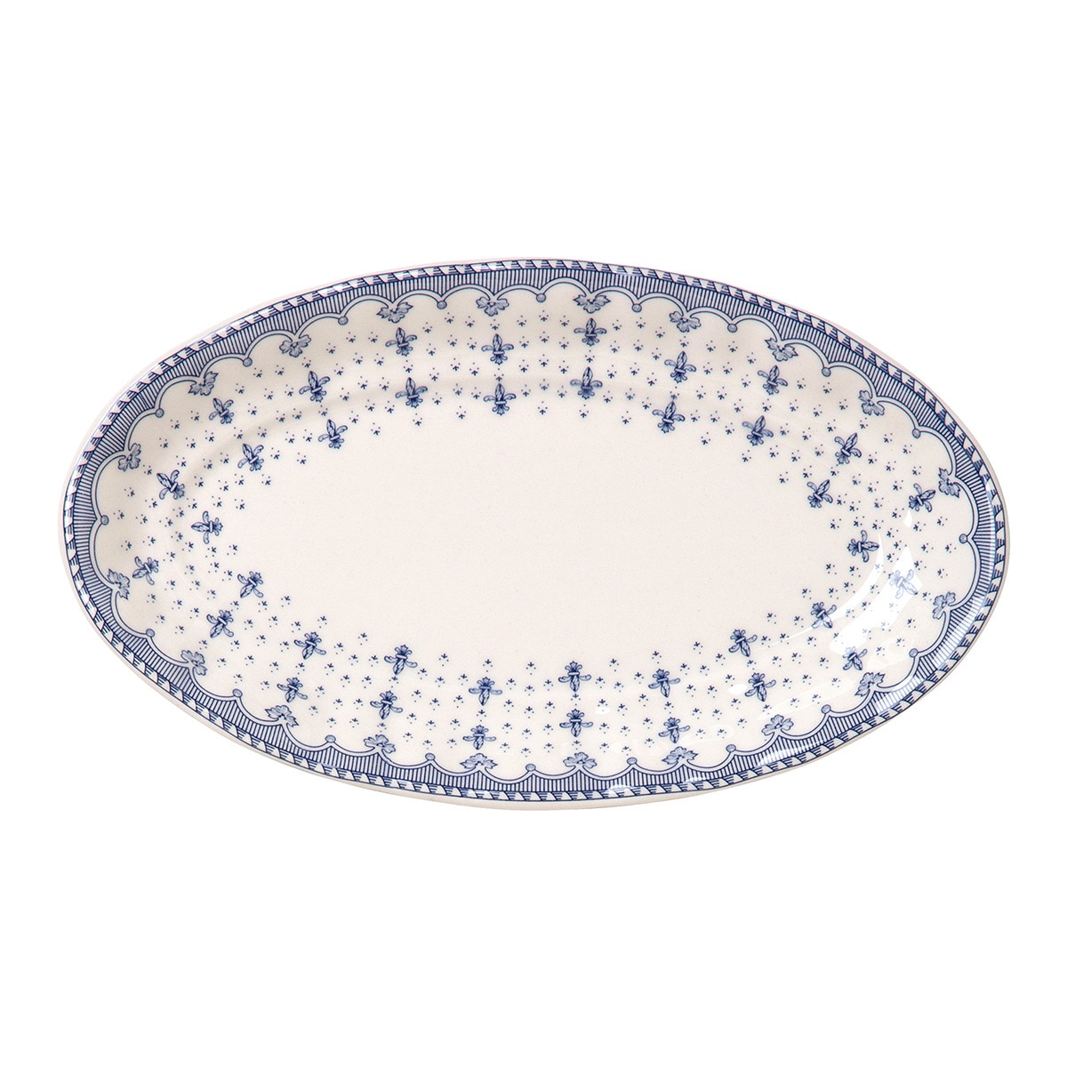Loiça de 56 peças Flor de Lis La Cartuja de Sevilla Azul-9