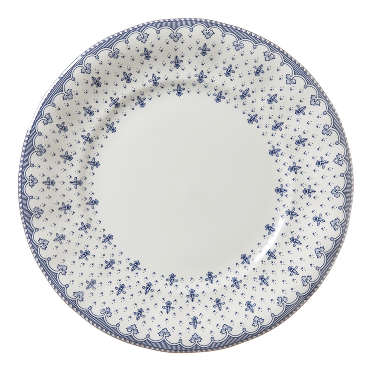 Loiça de 56 peças Flor de Lis La Cartuja de Sevilla Azul-4