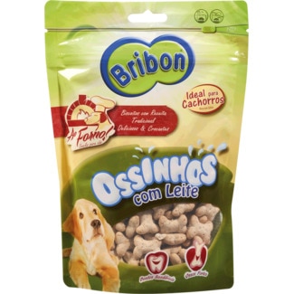 Ossinhos com Leite para Cão embalagem 200 g - Bribon