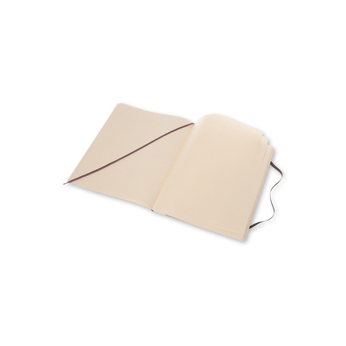 Caderno Extralarge pontilhado preto Preto-1