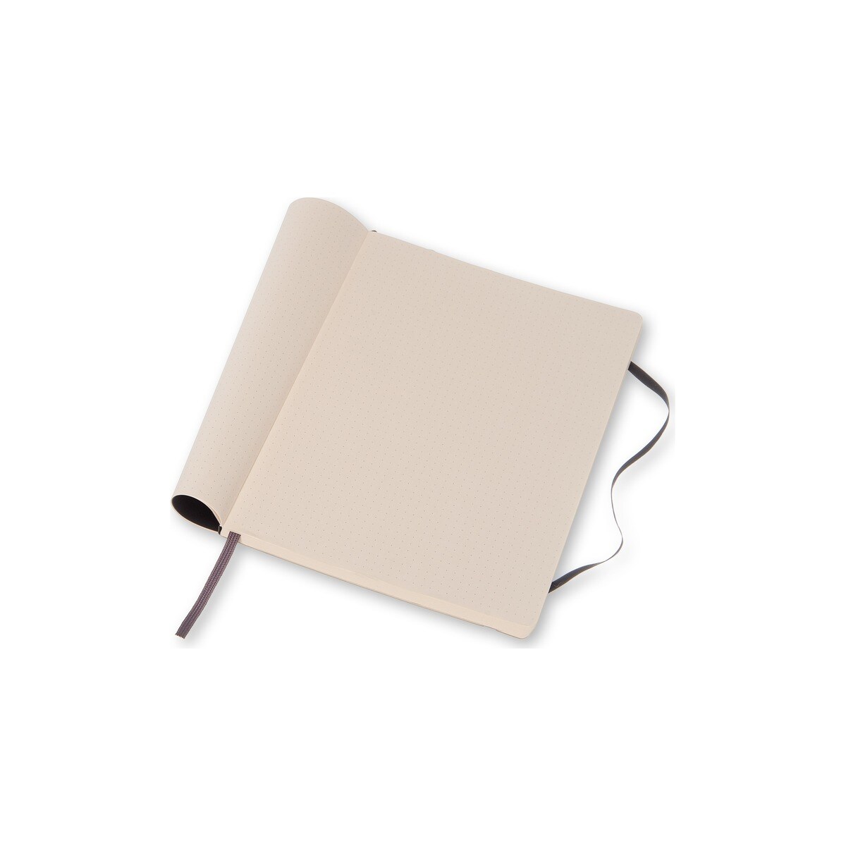 Caderno Extralarge pontilhado preto Preto-4