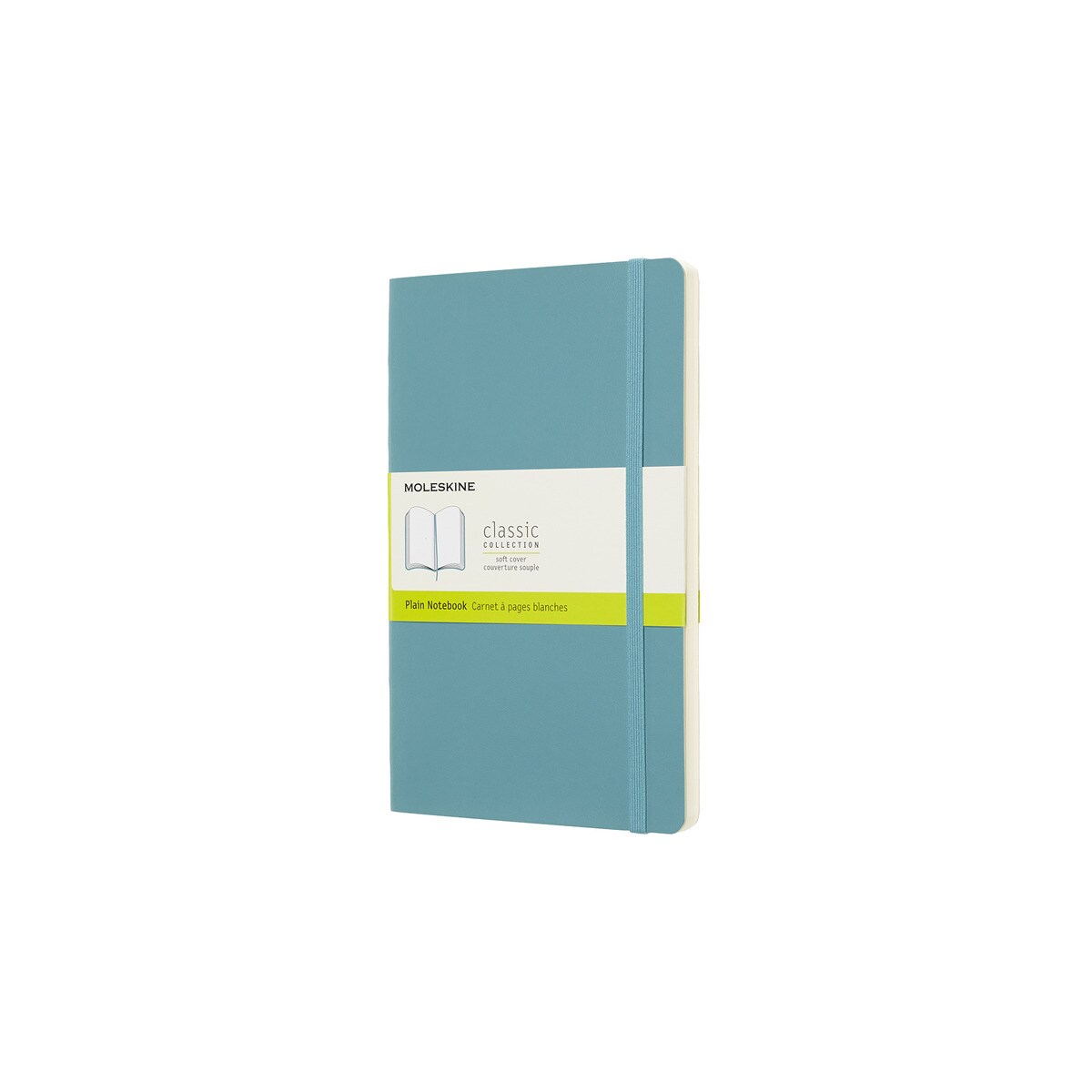 Caderno Capa Flexível Folhas Lisas Classic Moleskine Azul Recife Azul-1