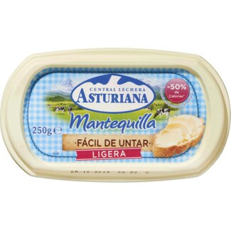 Asturiana Manteiga Ligeira embalagem 250 g