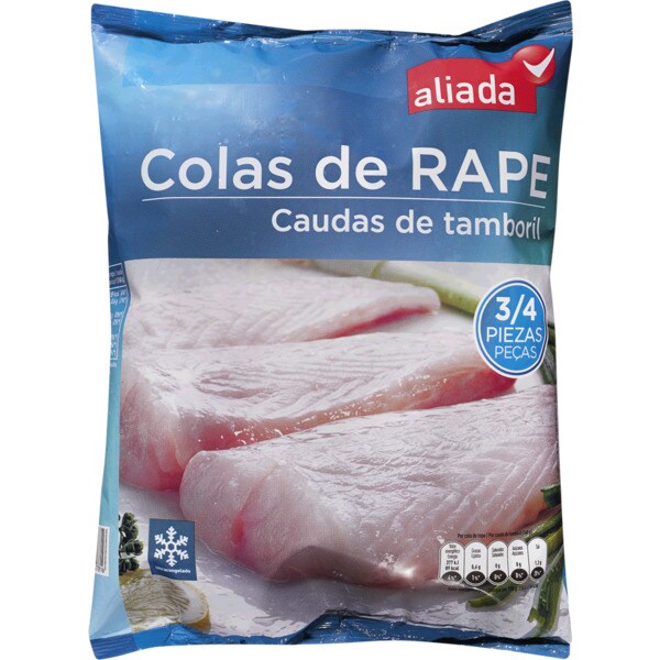 Aliada Caudas de Tamboril 3/4 Peças embalagem 540 g