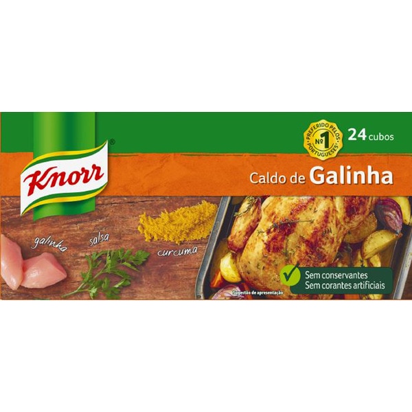 Comprar Caldo de Galinha 24 Cubos embalagem 240 g · Knorr