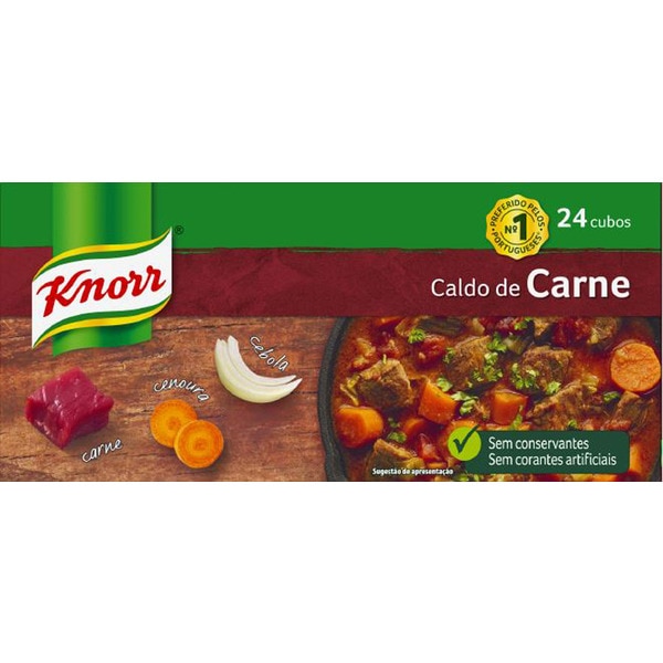 Caldo de Carne 24 Cubos embalagem 240 g