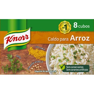 Caldo para Arroz 8 Cubos embalagem 80 g - Knorr