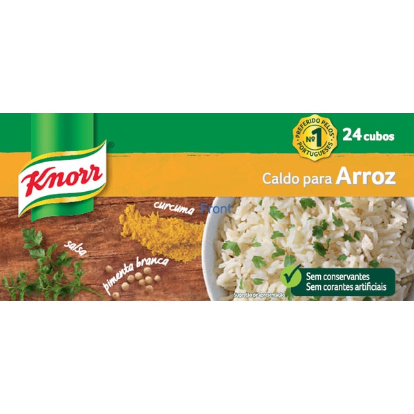 Caldo para Arroz 24 Cubos embalagem 240 g