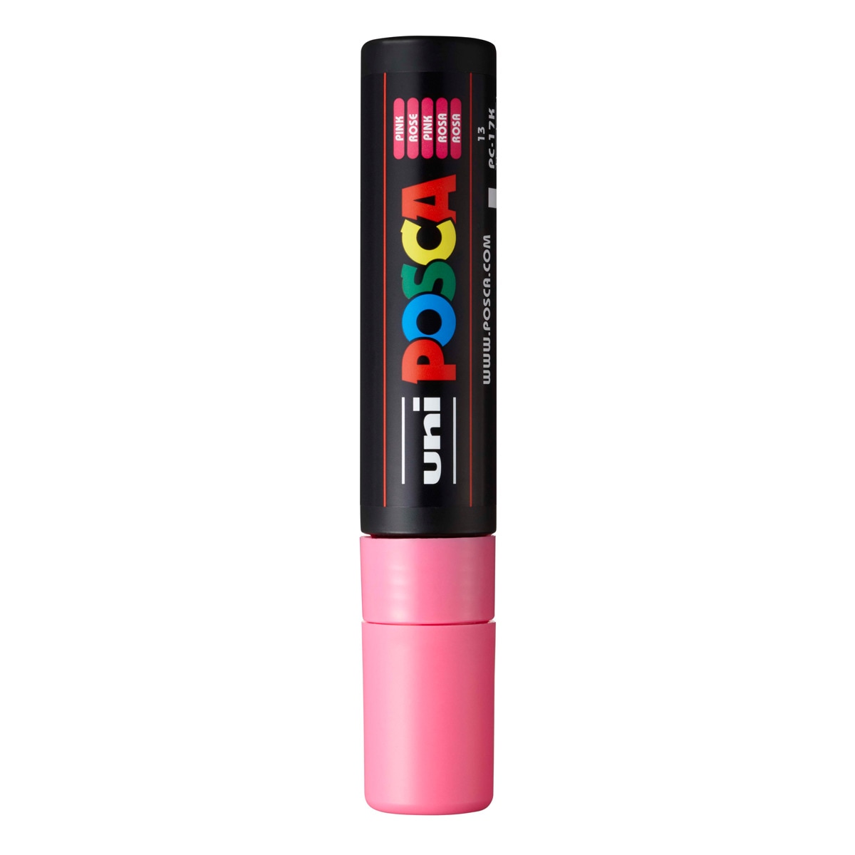 Uni Posca Marcador de Pintura Base al Agua 15 mm Rosa Rosa-1