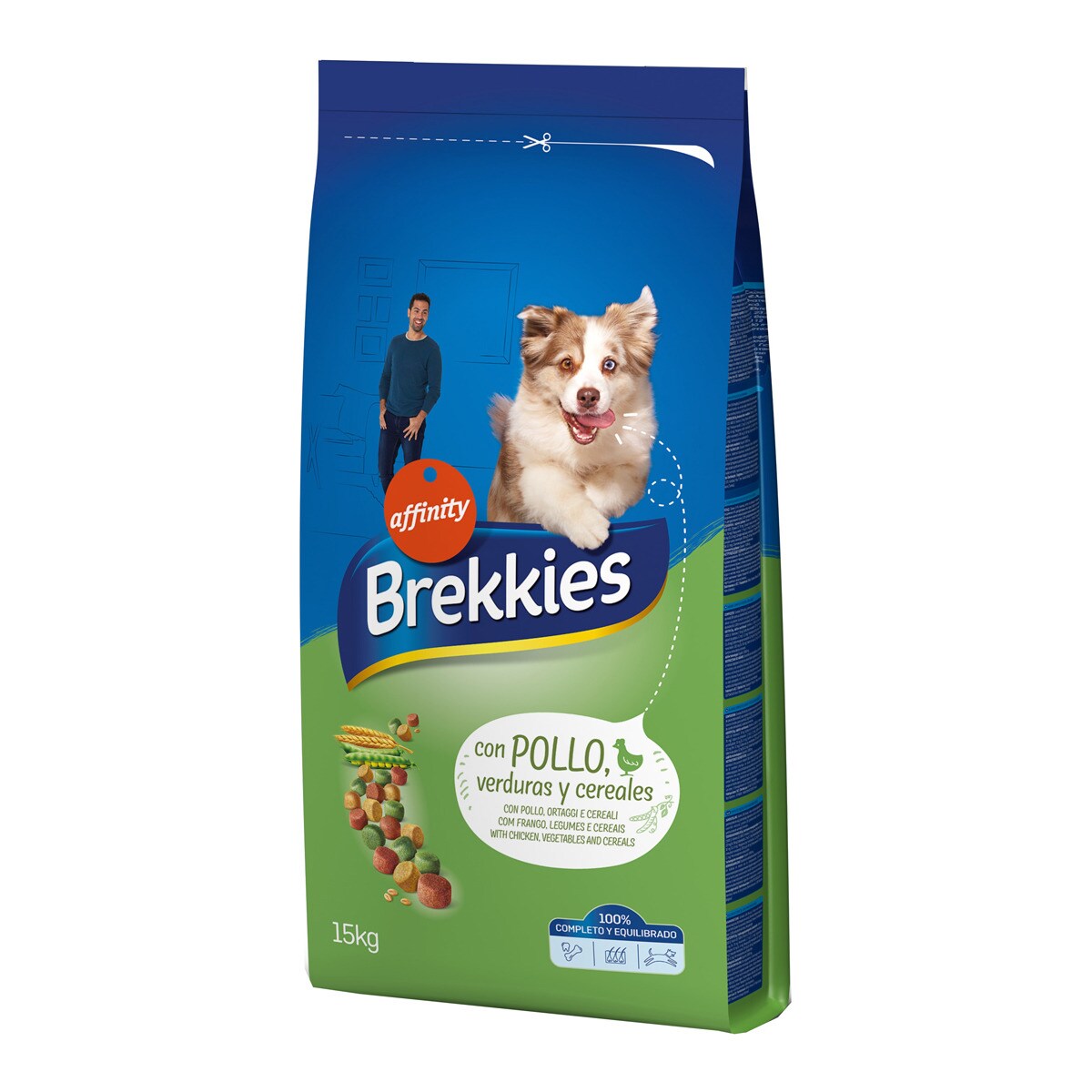 Brekkies - Pienso Para Perros Adultos Pollo Y Cereales