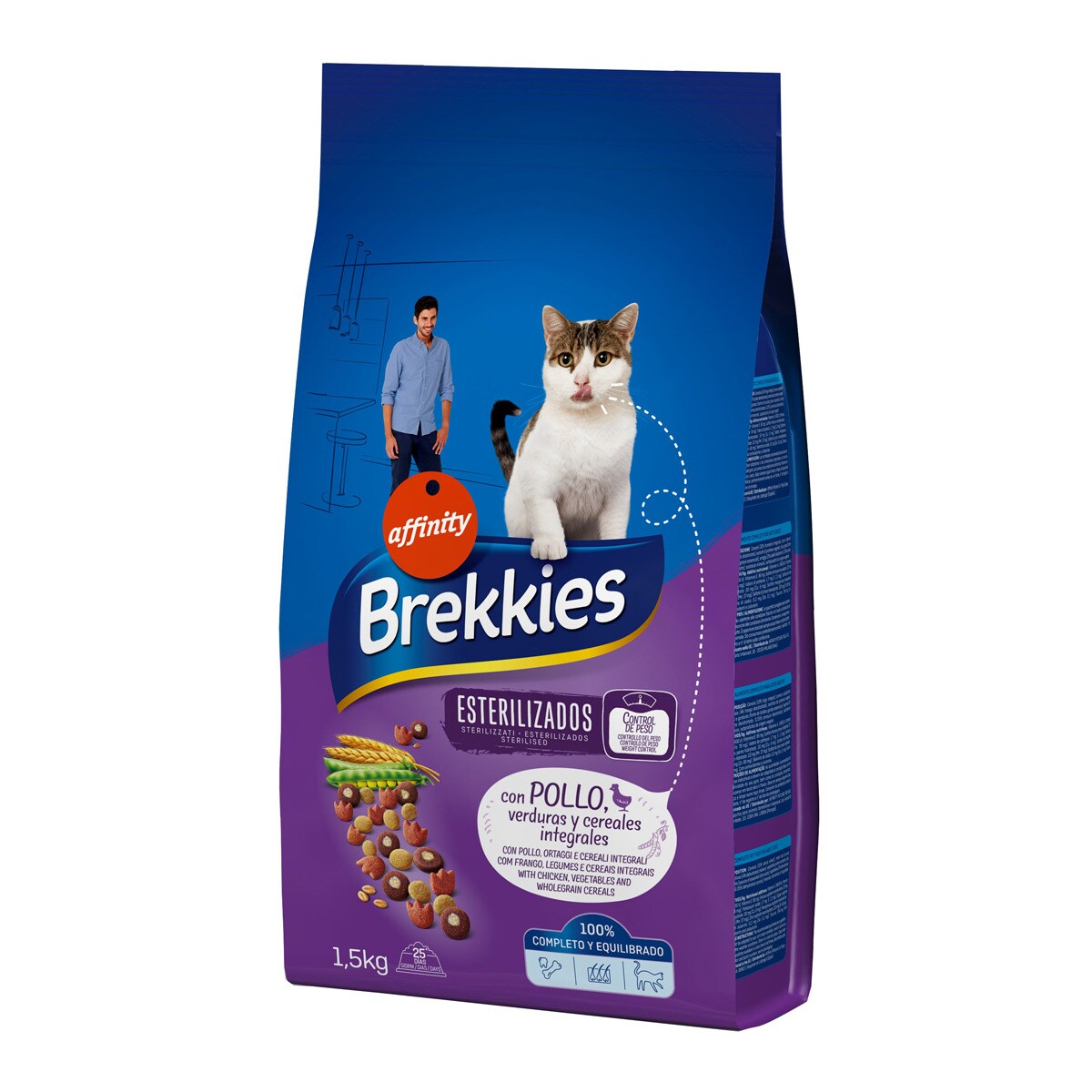 Brekkies - Pienso Para Gatos Adultos Esterilizados