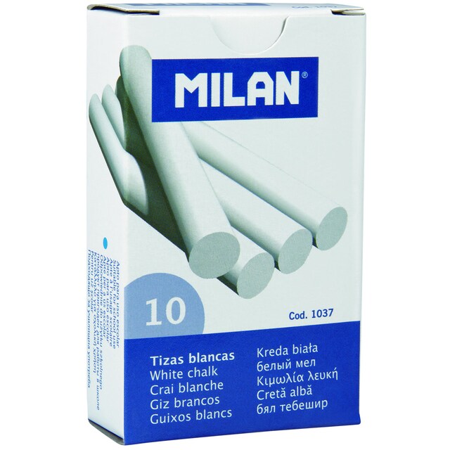 Imagen 0 de Pack 2 Cajas de 10 Tizas Blancas MILAN