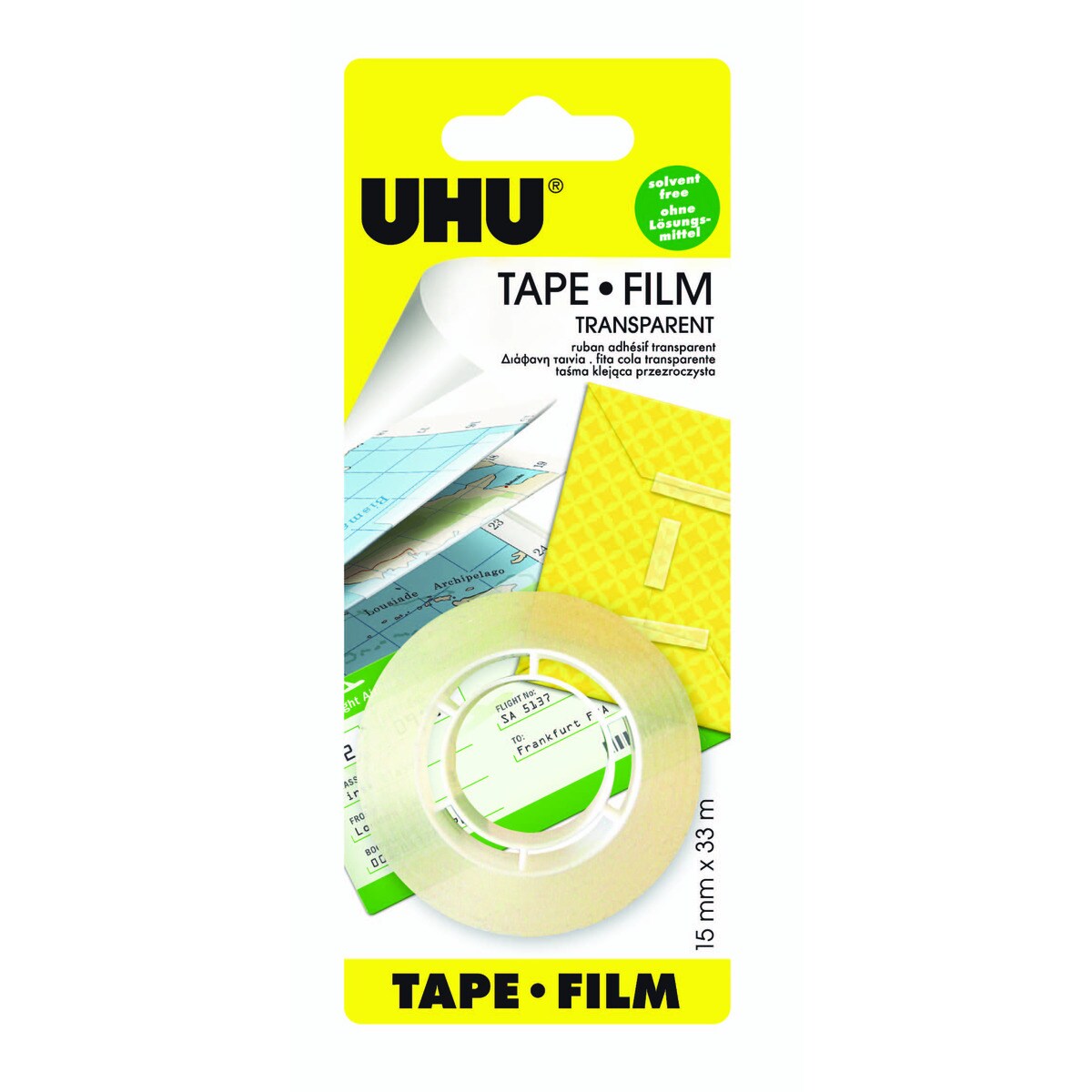 Tape Film Transparente UHU recarga 15mm x 33m 1