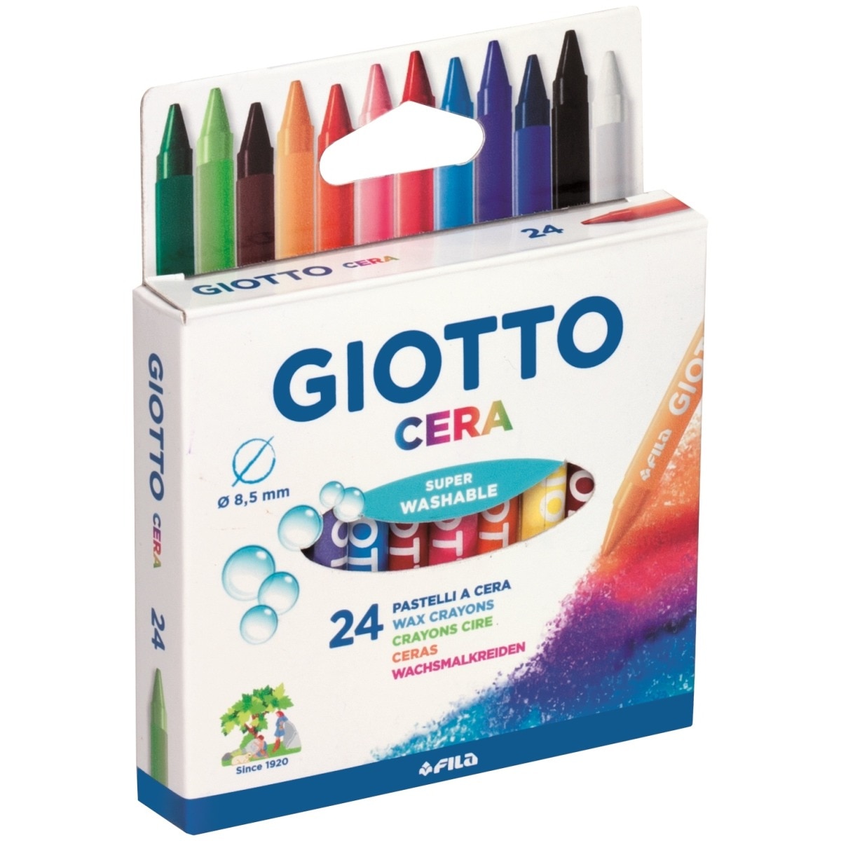 Lápis de Cera Giotto Caixa 24 unidades 1