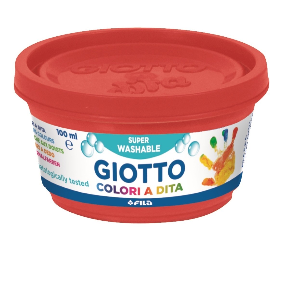 Pintura de Dedos / Digitinta Caixa 6 Boiões x 100ml Giotto 7