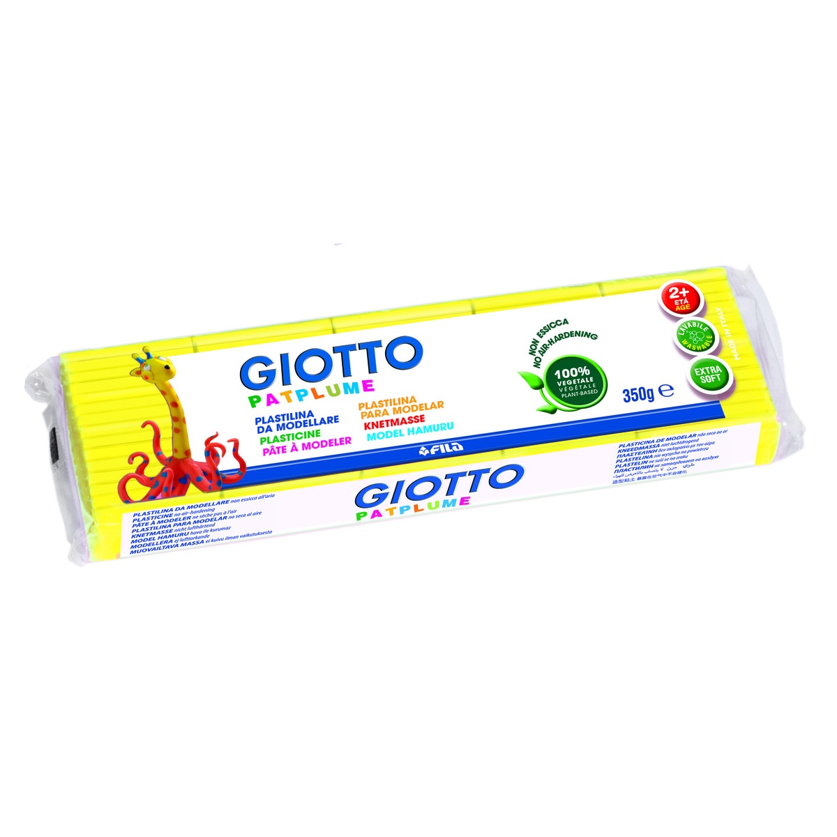 Imagem 0 de Plasticina Giotto PATPLUME Amarelo 350 g. Caixa 12 uds.