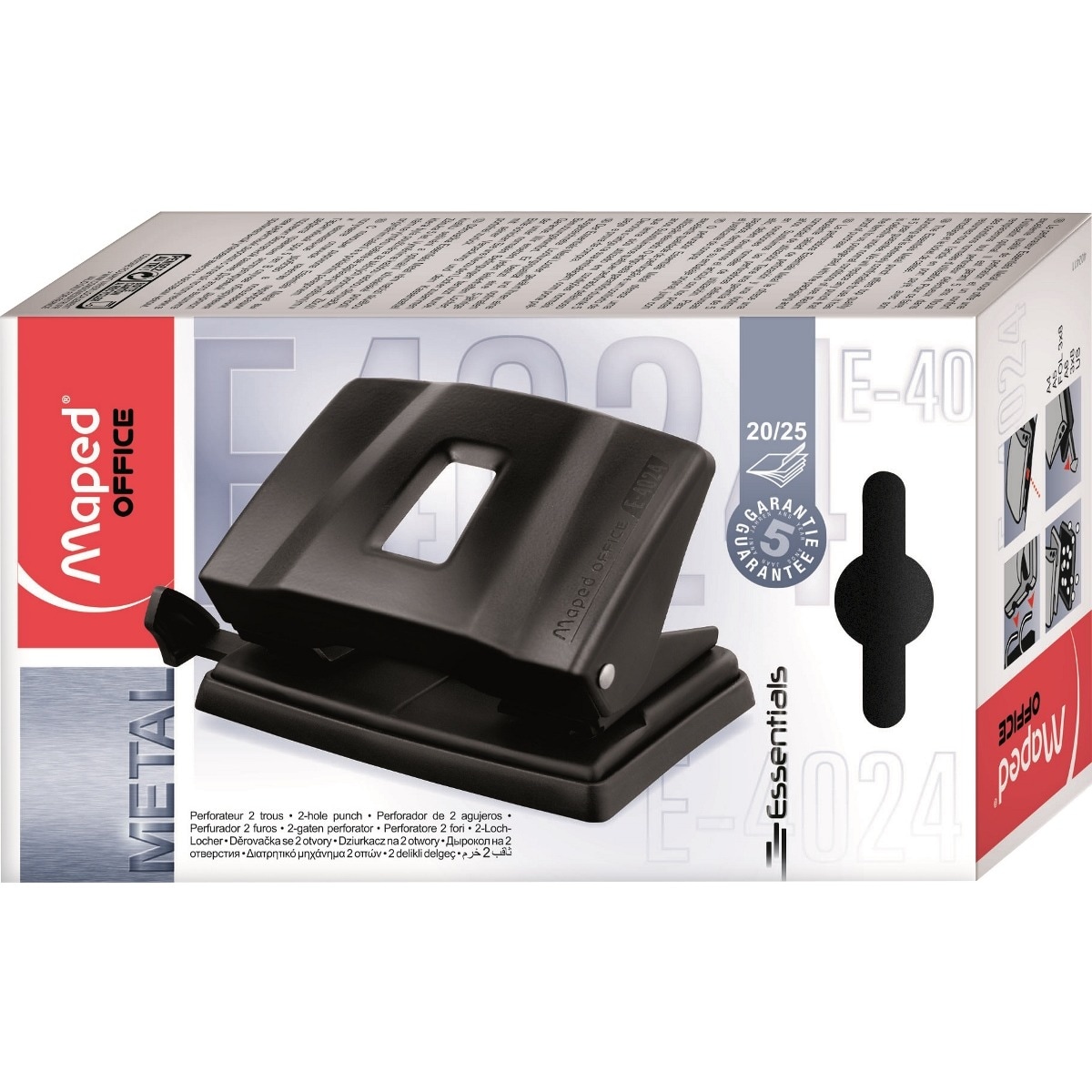 Furador Maped Essencials 20/25 Folhas 1