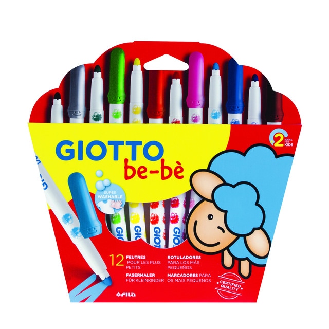 Imagem 0 de 12 Marcadores Giotto Be-Be Super 5 mm