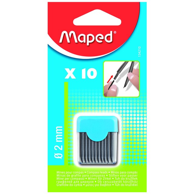 Imagem 0 de Caixa com 10 minas para compasso 0,2 mm Maped