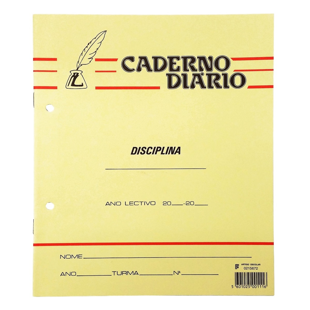 Caderno Diário Pena Quadriculado PF 1