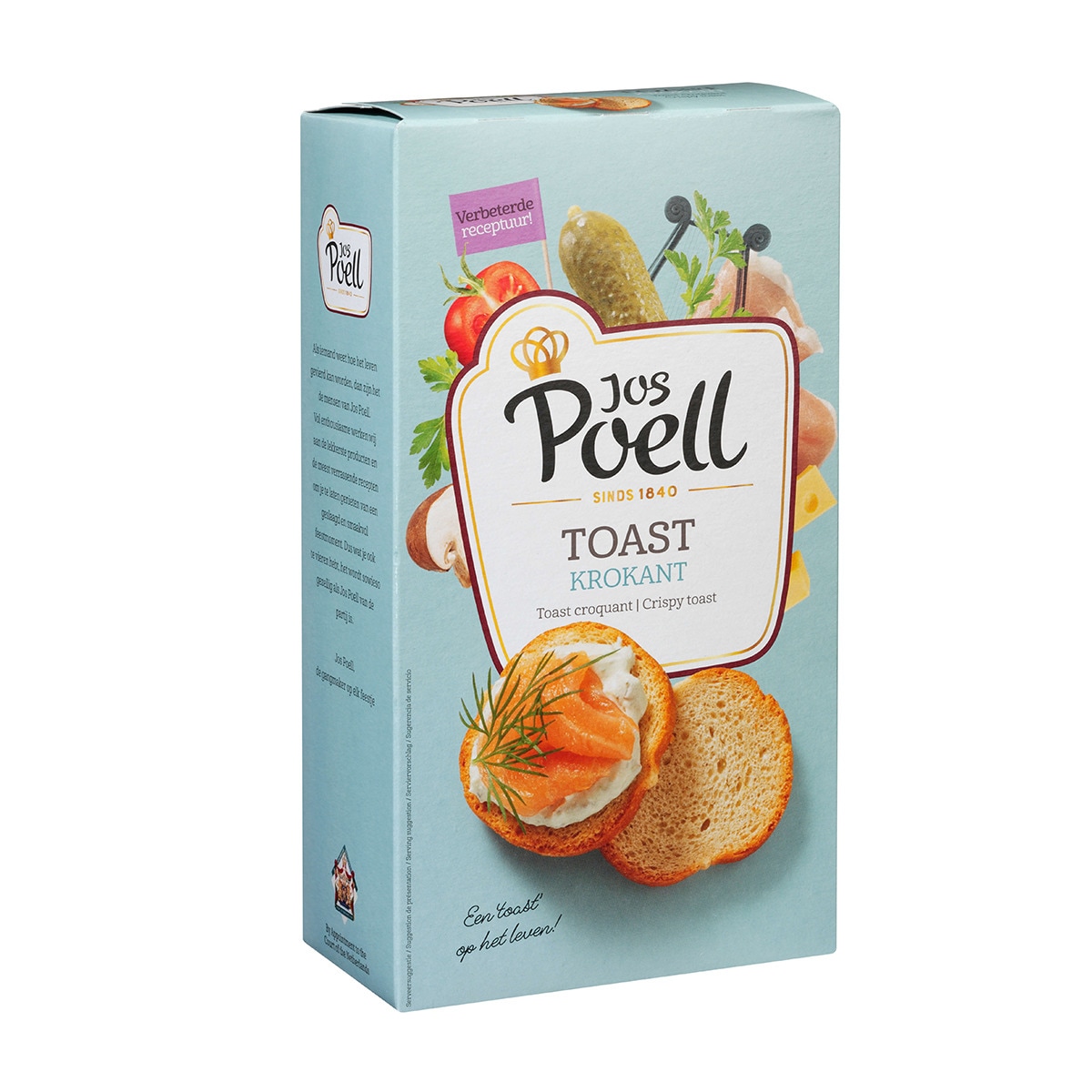 Tostadas redondas extra crujientes Jos Poell 1