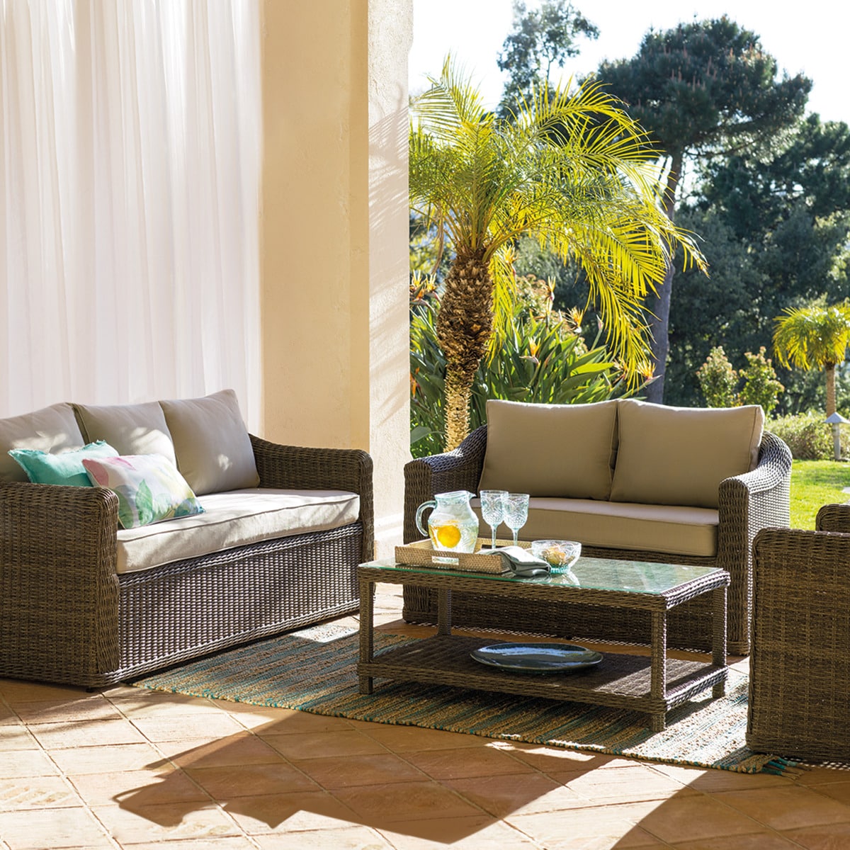 Jarra de acrílico Pearl El Corte Inglés Água-marinha-2