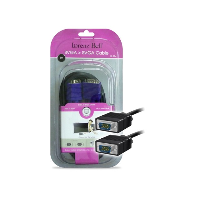 Imagem 0 de Cabo Lorenz Bell VGA/VGA - 3 m