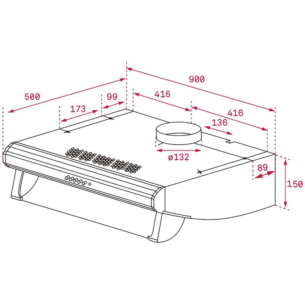Campana convencional Teka 3 velocidades - C 9420 S INOX Inox-2