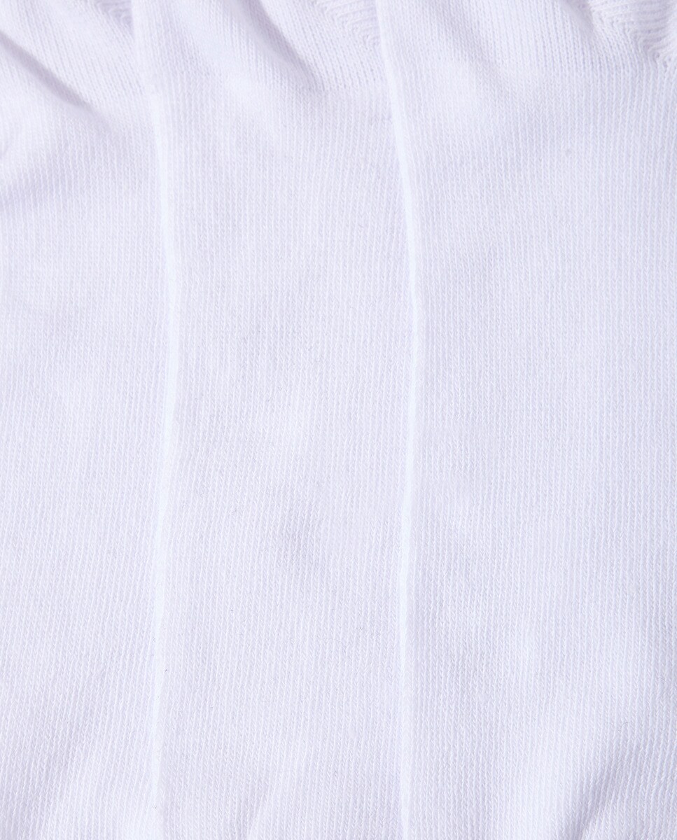 Pack 3 pares de calcetines Unit Blanco-2