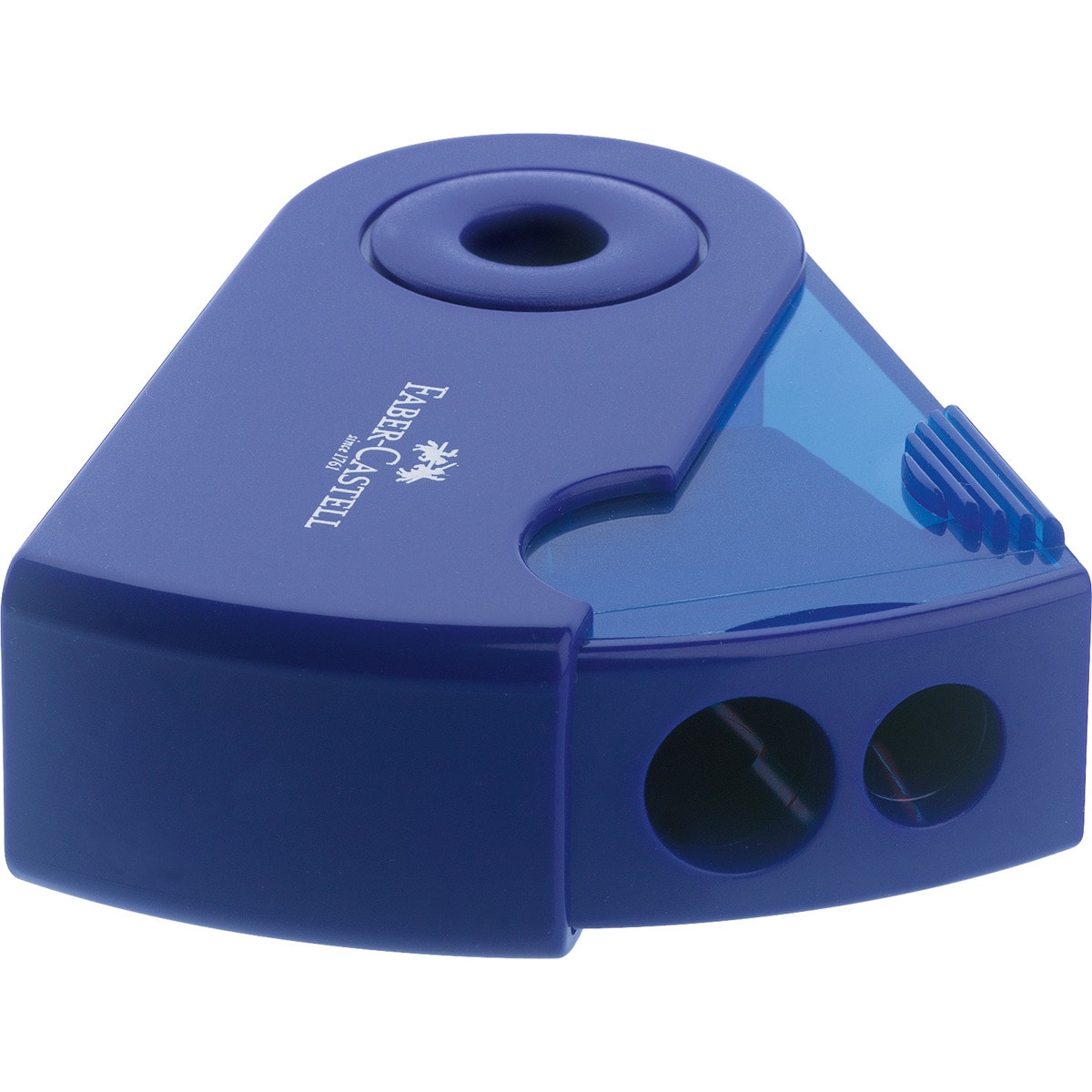 Afilalápices con Funda Protectora Doble Deposito Faber-Castell Multicolor Multicolor-4