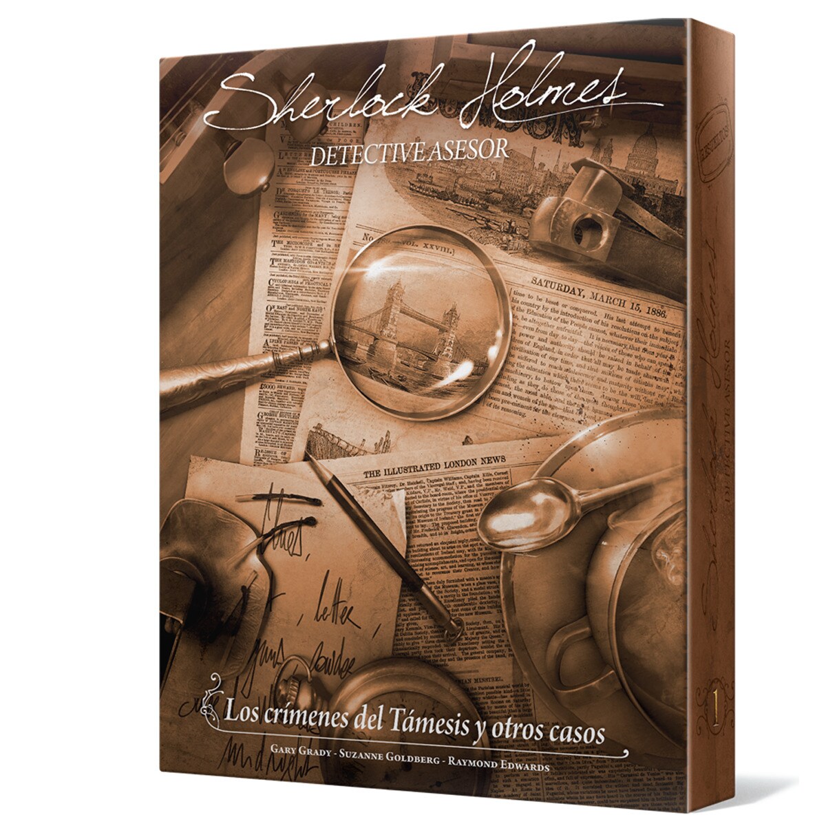 Jogo Asmodee Sherlock Holmes Os Crimes do Tamisa 1