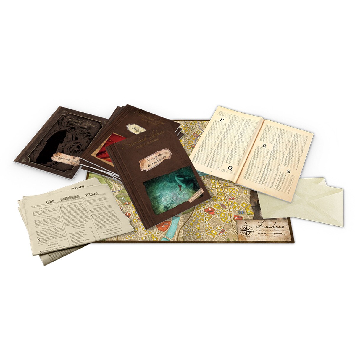 Jogo Asmodee Sherlock Holmes Os Crimes do Tamisa 2