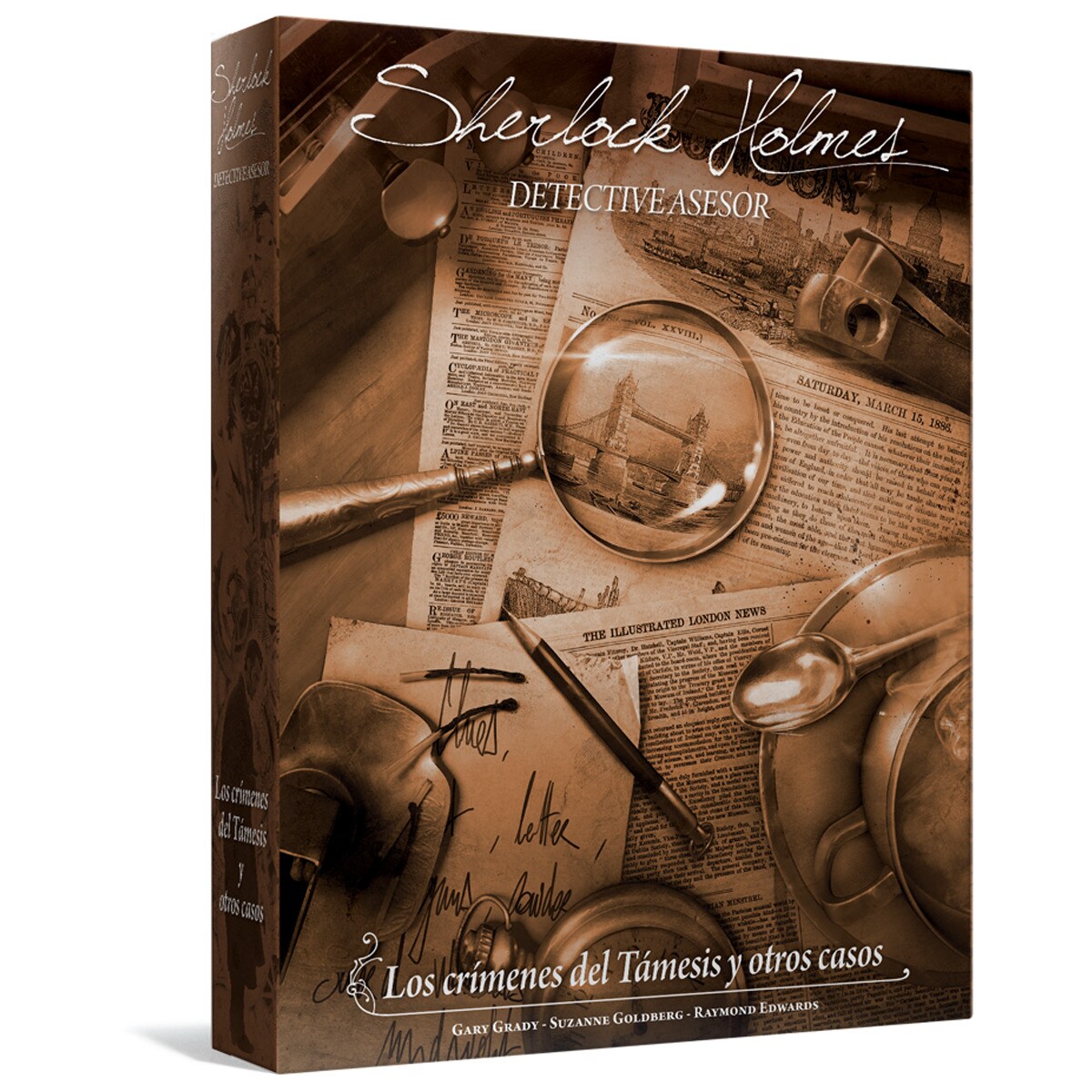 Jogo Asmodee Sherlock Holmes Os Crimes do Tamisa 4