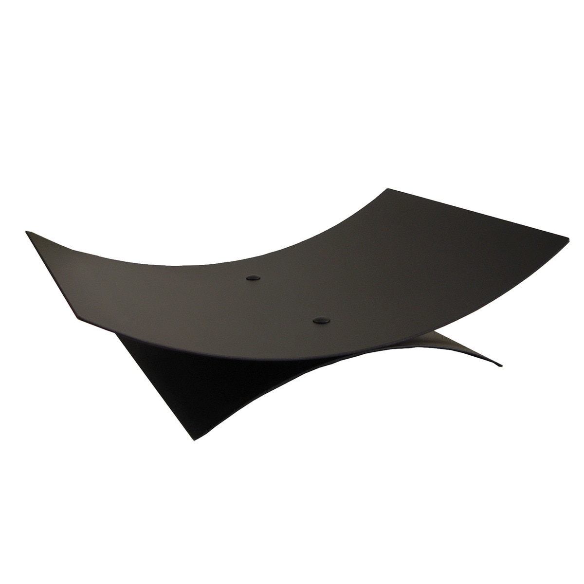 Leñero Ovalado Hierro Negro mate-1