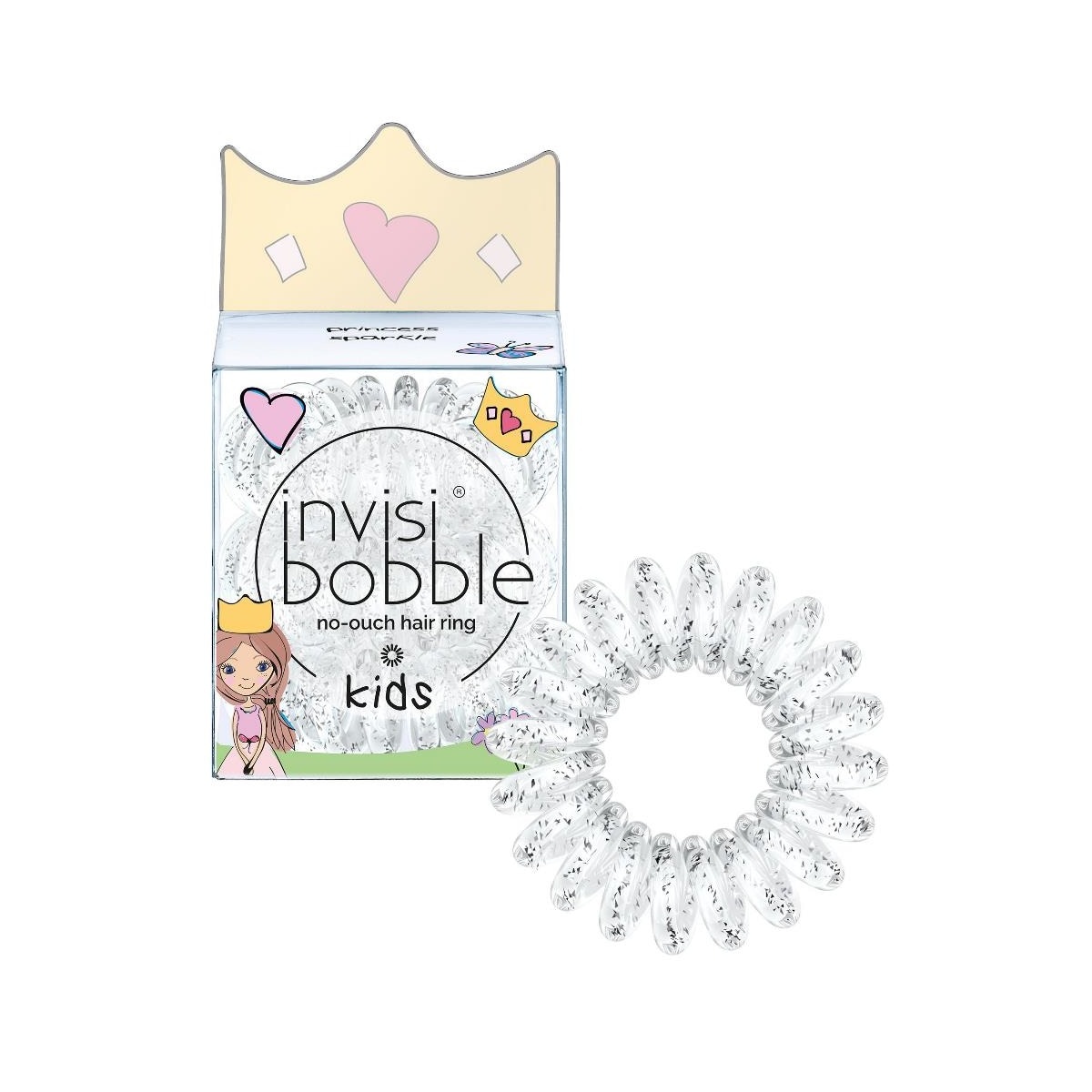 Elástico de Cabelo Kids Princess Sparkle - 3 un. 1
