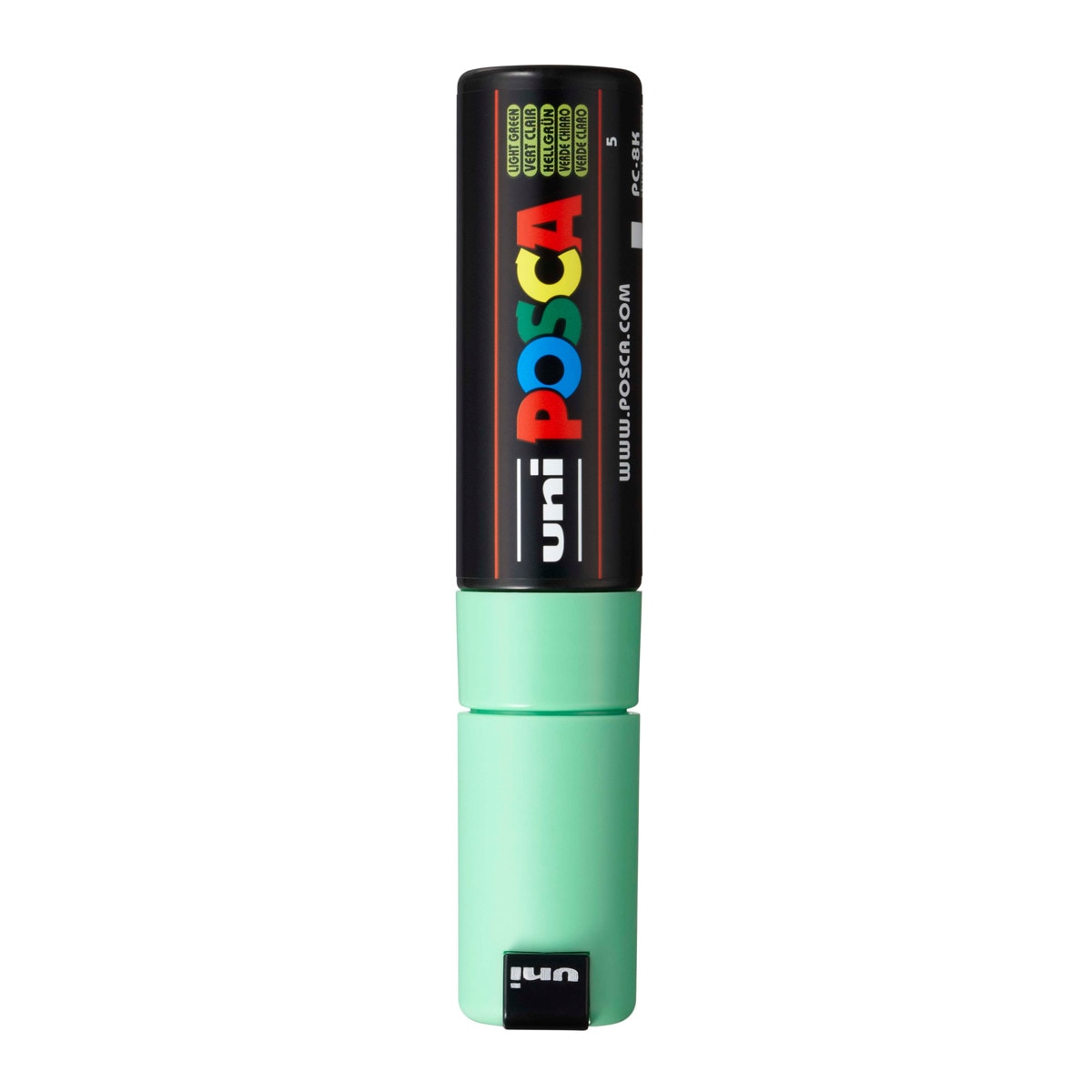 Marcador de Pintura Base al Agua 8,0 mm Uni Posca Verde Claro Verde claro-2