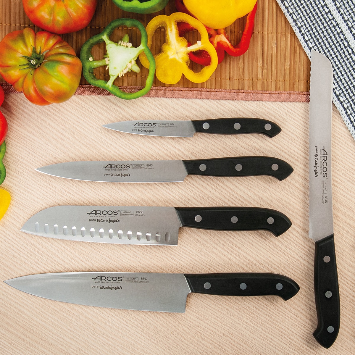 el corte ingles cuchillos arcos