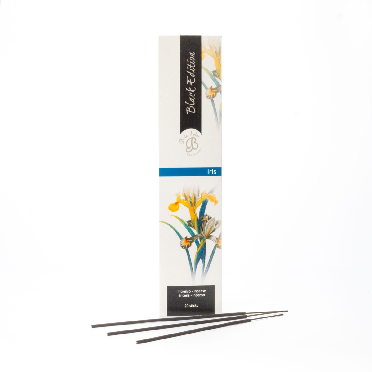 Incensos Black Edition Iris - 16 Sticks 1