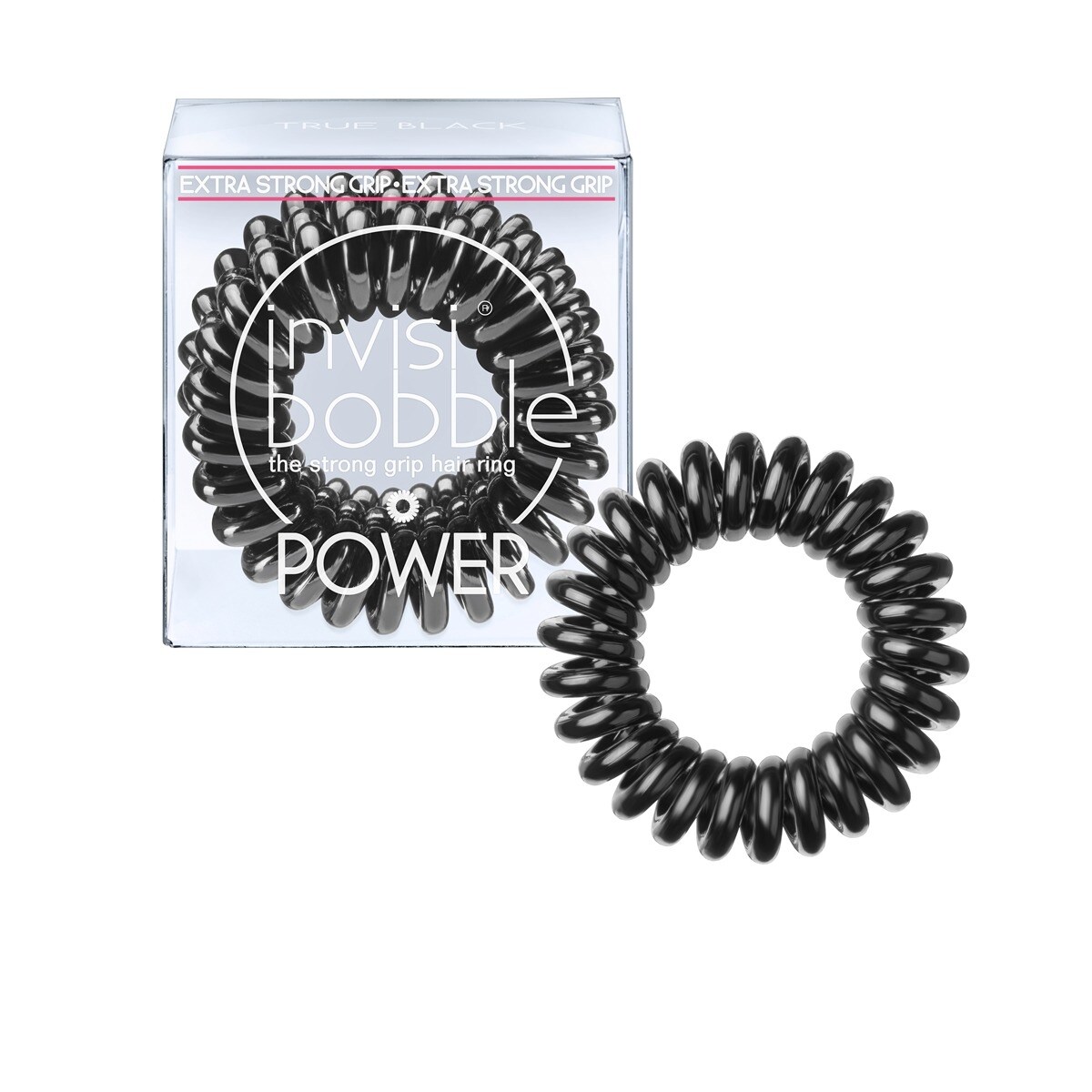 Elástico de Cabelo Power True Black - 3 un. 1